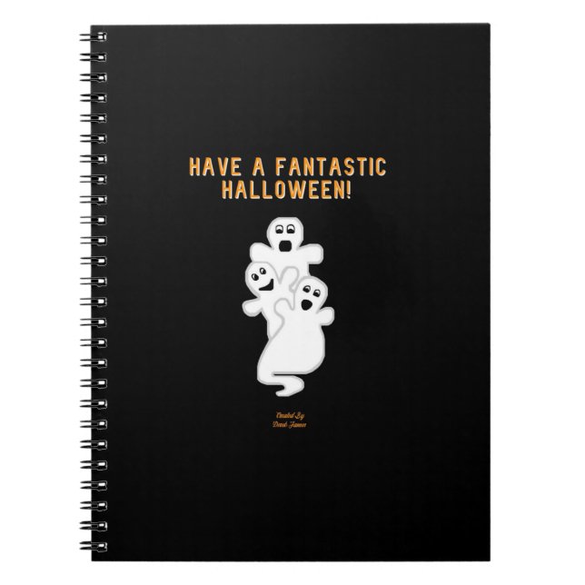 Trickster Ghosts Spiral Photo Notebook (Front)