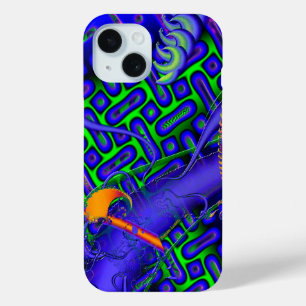 Tricky Bugger 3D Fractal iPhone 15 Case