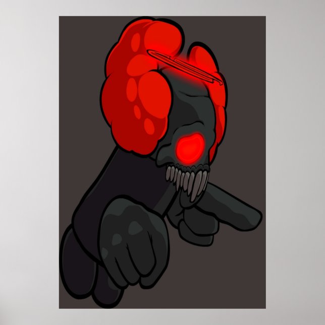 Tricky Demon FNF Friday Night Funkin Poster (Front)