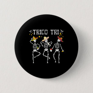 Trico Tri Halloween Funny Halloween Outfit Costume 6 Cm Round Badge