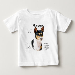 Tricolor Basenji History, All about Basenjis Baby T-Shirt