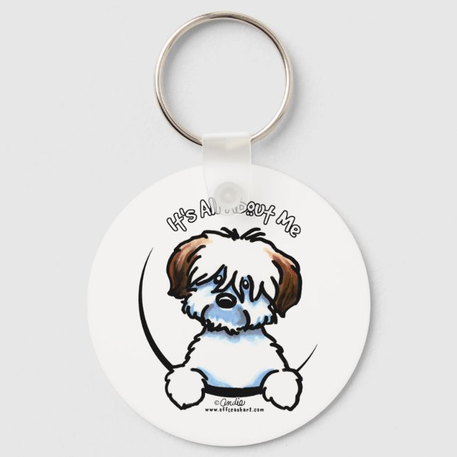 Tricolor Coton Its All About Me Key Ring (Front)