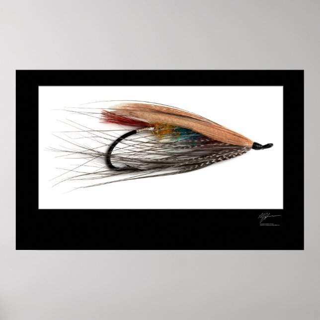 Tricolor Salmon Fly Poster (Front)