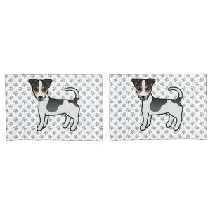 Tricolor Smooth Coat Jack Russell Terrier Dog Pillowcase