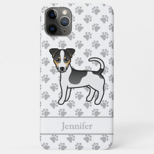 Tricolor Smooth Coat Jack Russell Terrier & Name Case-Mate iPhone Case