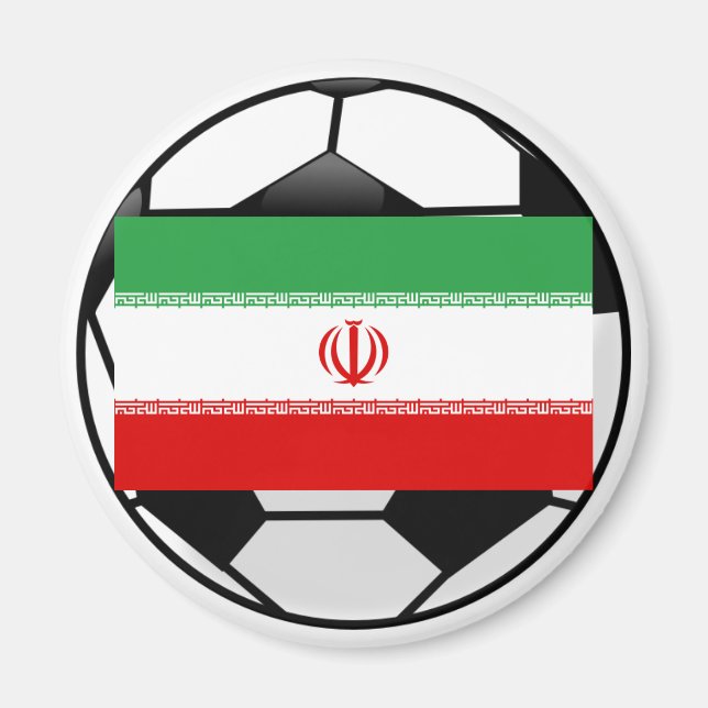 Tricolor "TEAM MELLI" Magnet (Front)