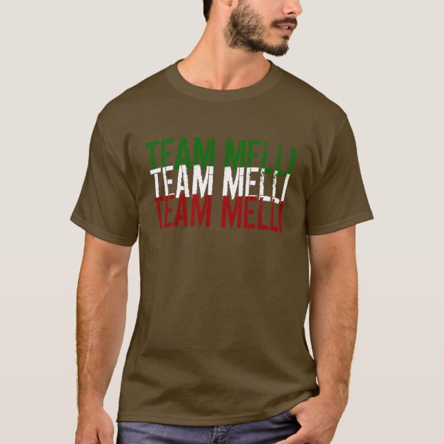Tricolor "TEAM MELLI" T-Shirt (Front)