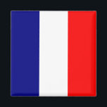 Tricolore Français Magnet<br><div class="desc">Simply red,  white and blue. Simplement rouge,  blanc et bleu.</div>
