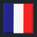 Tricolore Français Magnet<br><div class="desc">Simply red,  white and blue. Simplement rouge,  blanc et bleu.</div>