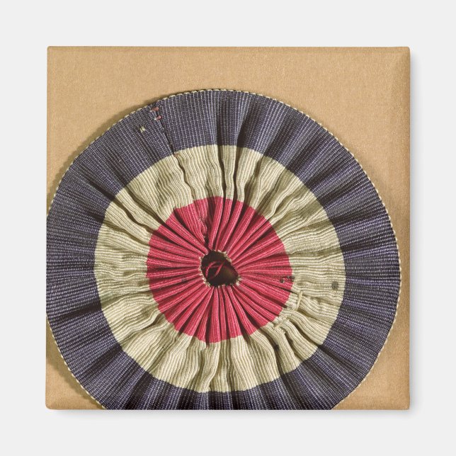 Tricolore rosette magnet (Front)