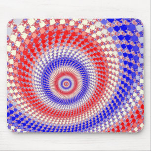 Tricolour Roundalls Mousepad