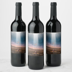 Tricycle Abduction Wine Label