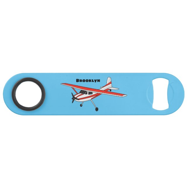 Tricycle gear aircraft cartoon  (Front (Horizontal))