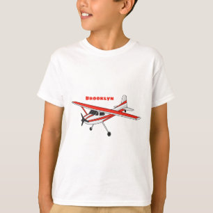 Tricycle gear aircraft cartoon T-Shirt