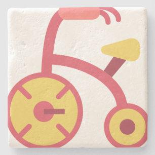 tricycle stone coaster