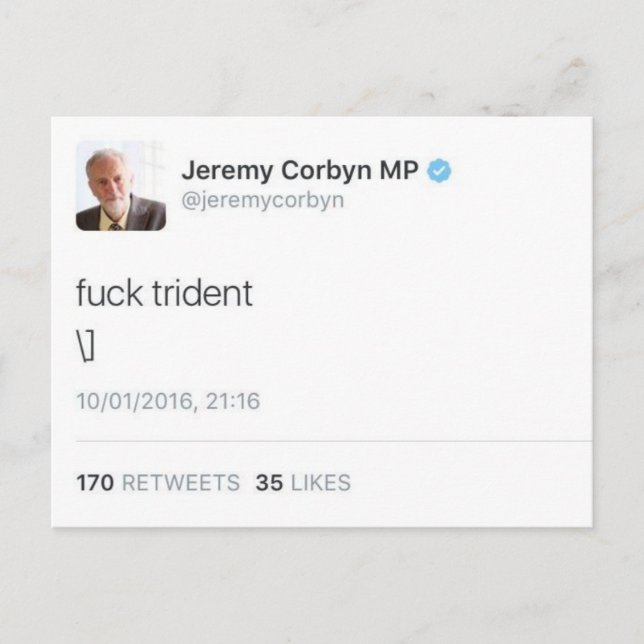 Trident Postcard (Front)