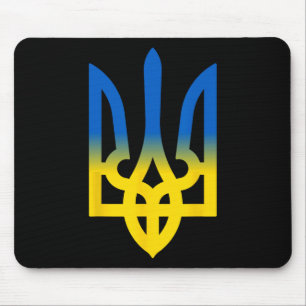 Trident Ukrainian Volodymyr Zelensky President Of Mouse Pad