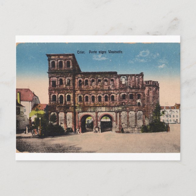 Trier Porta Nigra Westseite Postcard (Front)