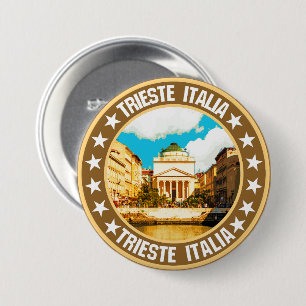 Trieste 7.5 cm round badge