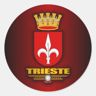 Trieste Classic Round Sticker
