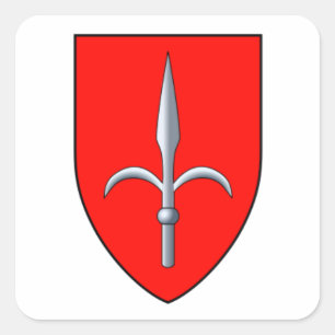 Trieste Coat of Arms Square Sticker