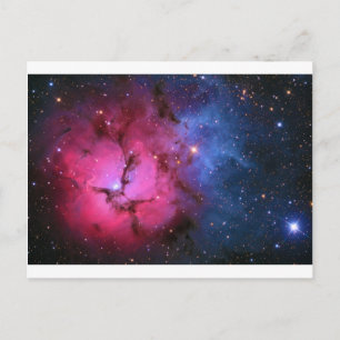 Trifid Emission Reflection Nebula M20 NGC 6514 Postcard