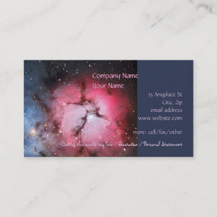 Trifid Nebula, Messier 16 - Pillars of Creation Business Card