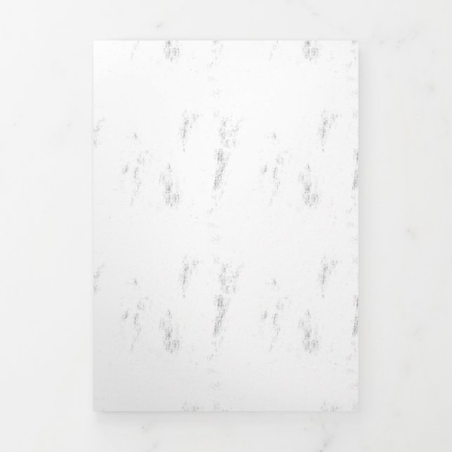 Trifold Card Minimalist Elegant Neutral Design (Cover)
