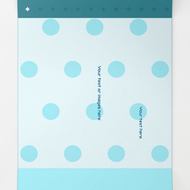 Trifold Letter Fold Announcement (Inside Middle)