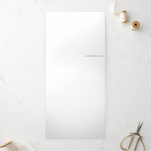 Trifold Letter Fold Holiday Card