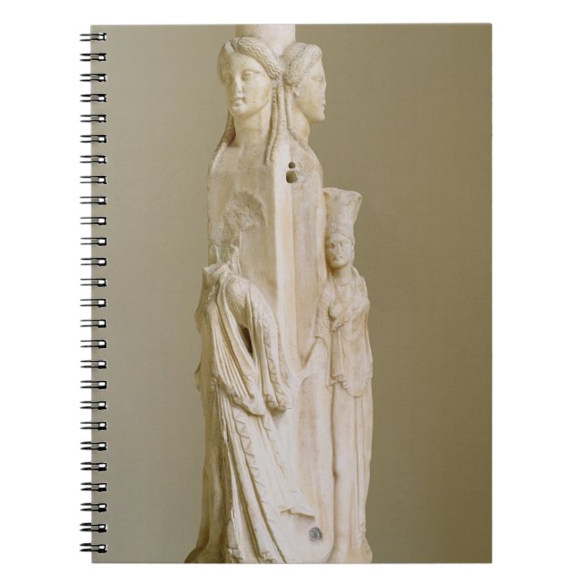 Triform Herm of Hecate, Marble sculpture, Attic pe Notebook (Front)