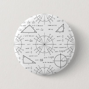 Trig & Triangles 6 Cm Round Badge
