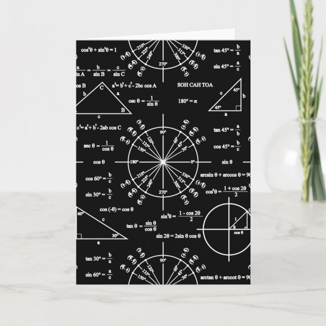 Trig & Triangles Card (Front)