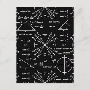 Trig & Triangles Postcard