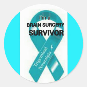 Trigeminal Neuralgia Awareness Classic Round Sticker