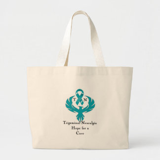 Trigeminal Neuralgia Awareness Large Tote Bag