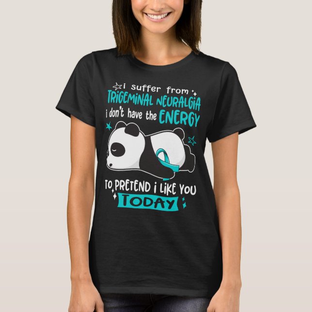 Trigeminal Neuralgia Awareness Month Ribbon Gifts T-Shirt (Front)