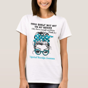 Trigeminal Neuralgia Awareness Ribbon Support Gift T-Shirt