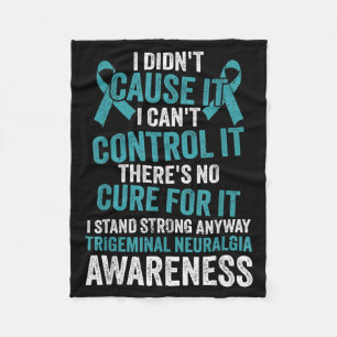 Trigeminal Neuralgia Warrior Fleece Blanket