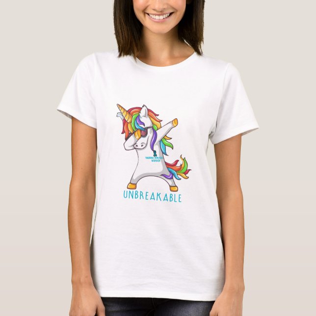 Trigeminal Neuralgia Warrior Unbreakable T-Shirt (Front)