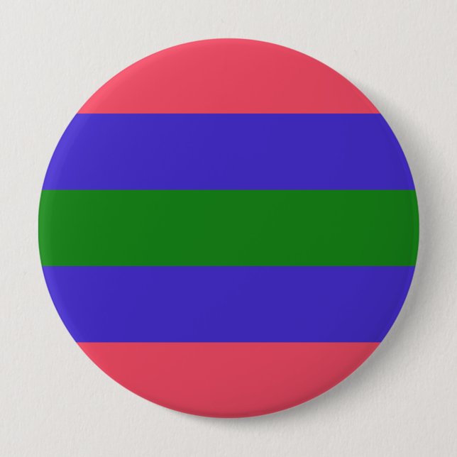 Trigender Pride Flag 10 Cm Round Badge (Front)