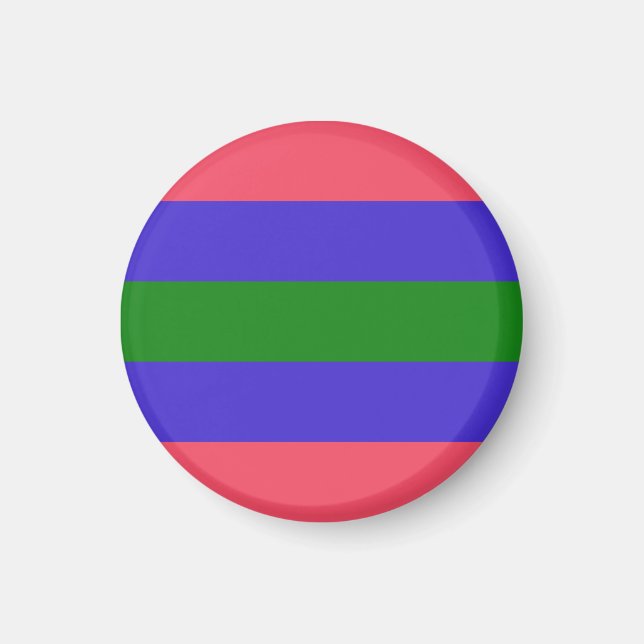 Trigender Pride Flag Magnet (Front)