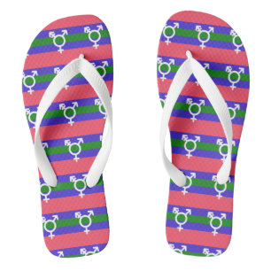 Trigender Pride Jandals