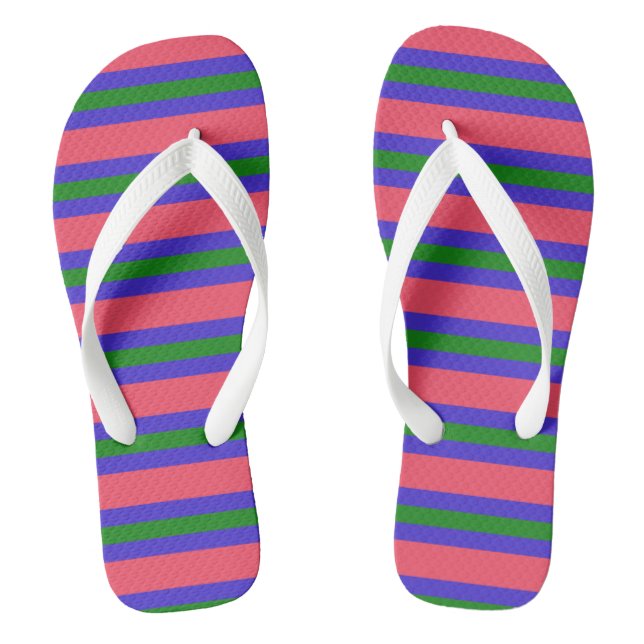 Trigender Pride Jandals (Footbed)