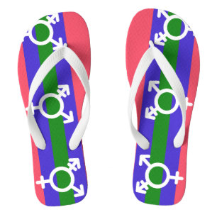 Trigender Pride Jandals