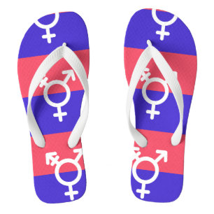 Trigender Pride Jandals