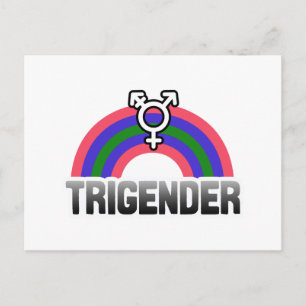 Trigender Pride Postcard