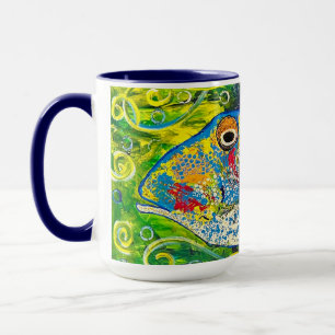 Trigger Fish Mug Blue