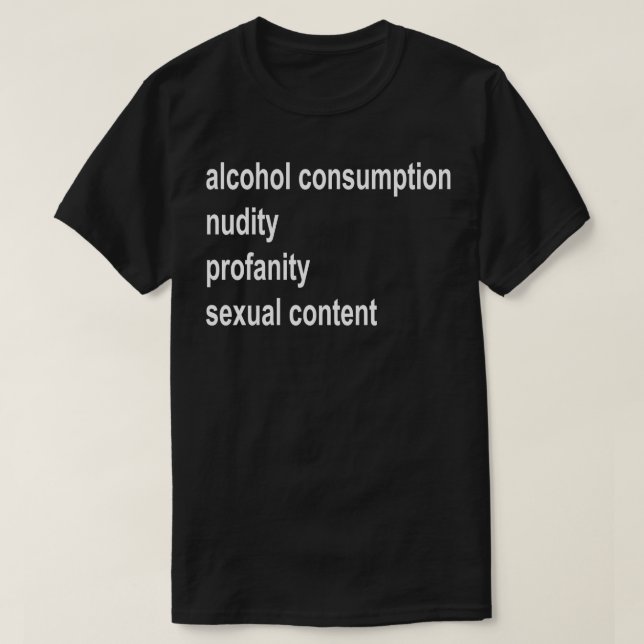 Trigger Warning 1 T-Shirt (Design Front)