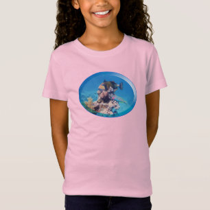 Triggerfish at coral reef - Photographic Design    T-Shirt